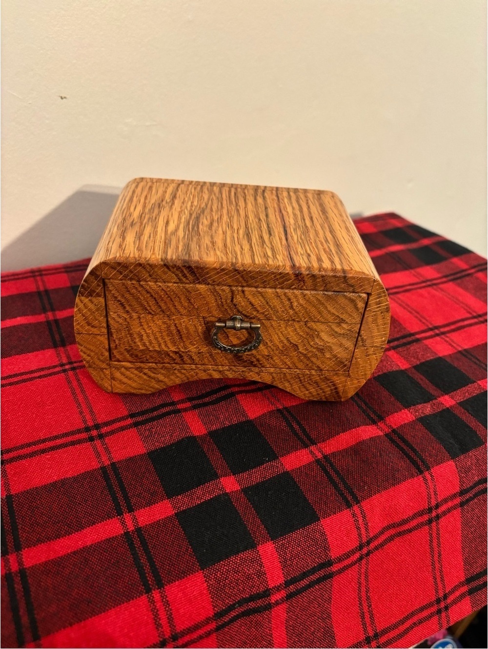 Handmade Wood Jewelry Box - M7